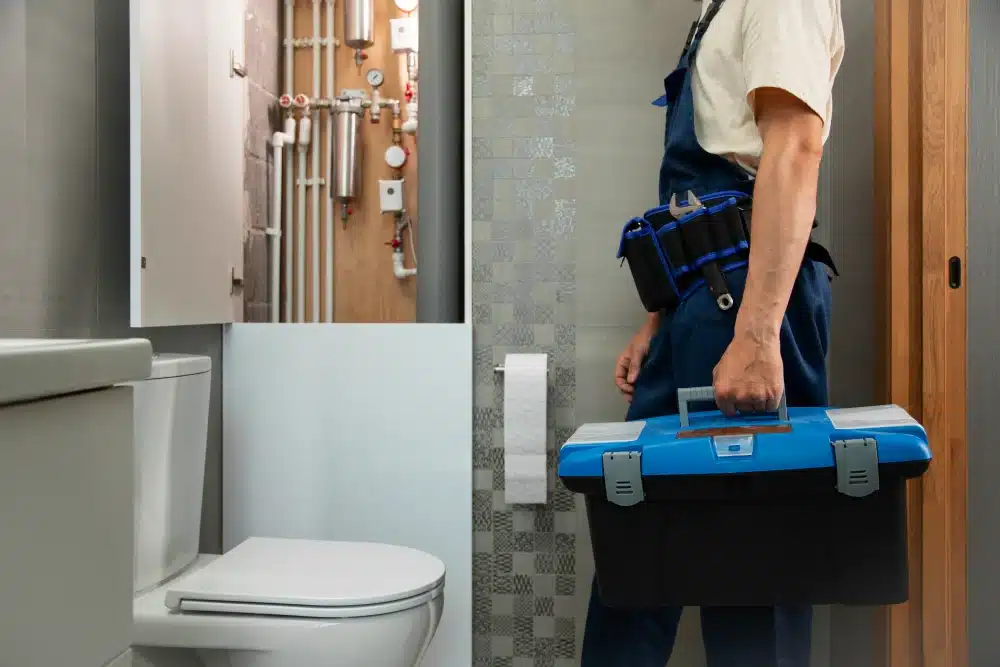 male plumber working fix problems client s house 1 Shower Repair